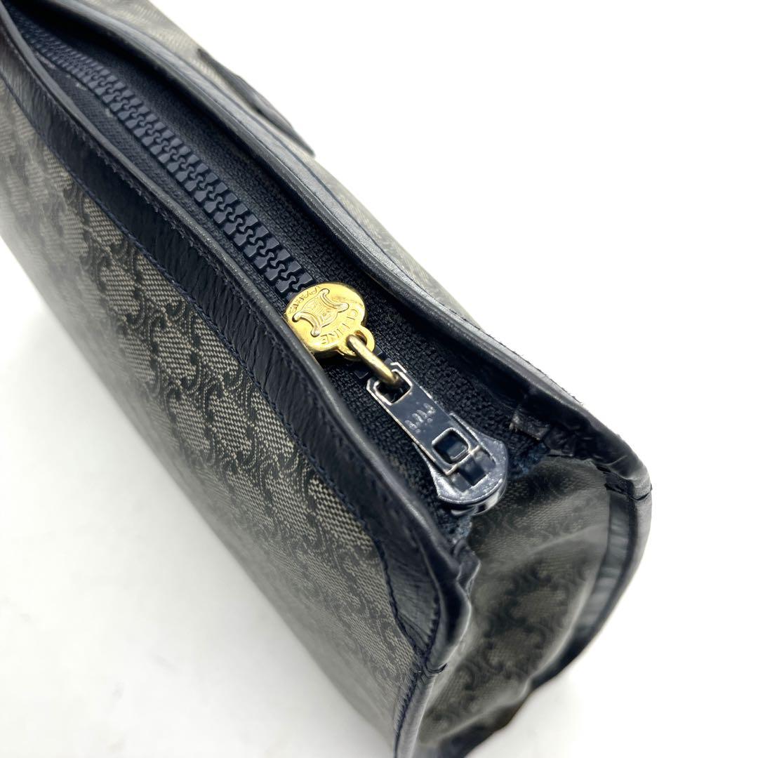 セリーヌ オールド クラッチバッグ セカンドバッグ ポーチ マカダム イタリア製