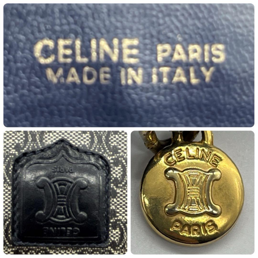 セリーヌ オールド クラッチバッグ セカンドバッグ ポーチ マカダム イタリア製