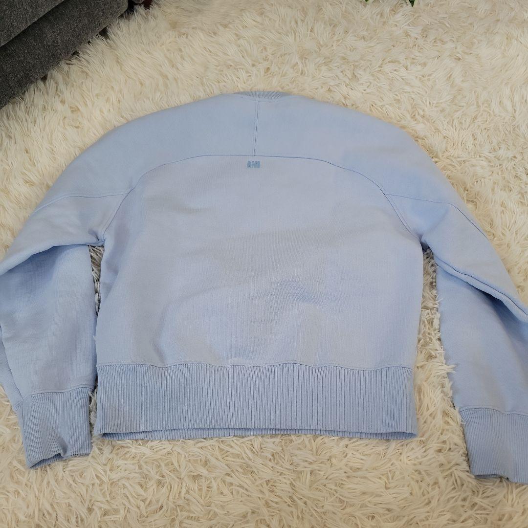 Ami　水色　ロゴ　スウェット　トレーナー　かわいい