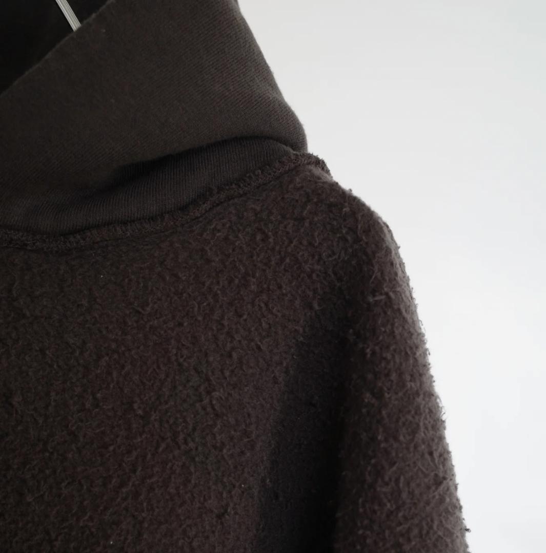 完売品【LON】新作フーディーTwo Side Hoodie/ Charcoal