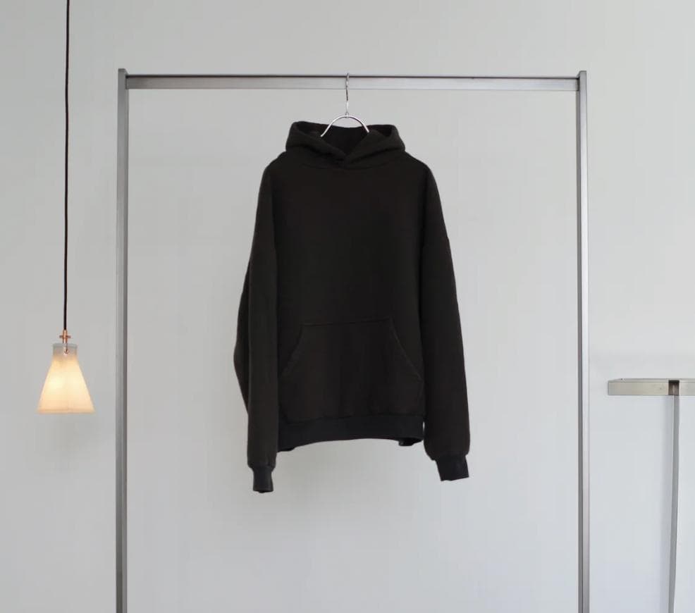完売品【LON】新作フーディーTwo Side Hoodie/ Charcoal