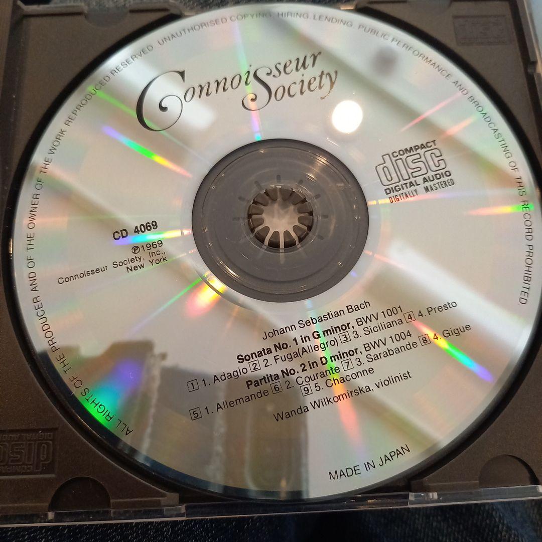 入手困難❗ウィウコミルスカ　バッハ　無伴奏ヴァイオリンソナタ&パルティータ