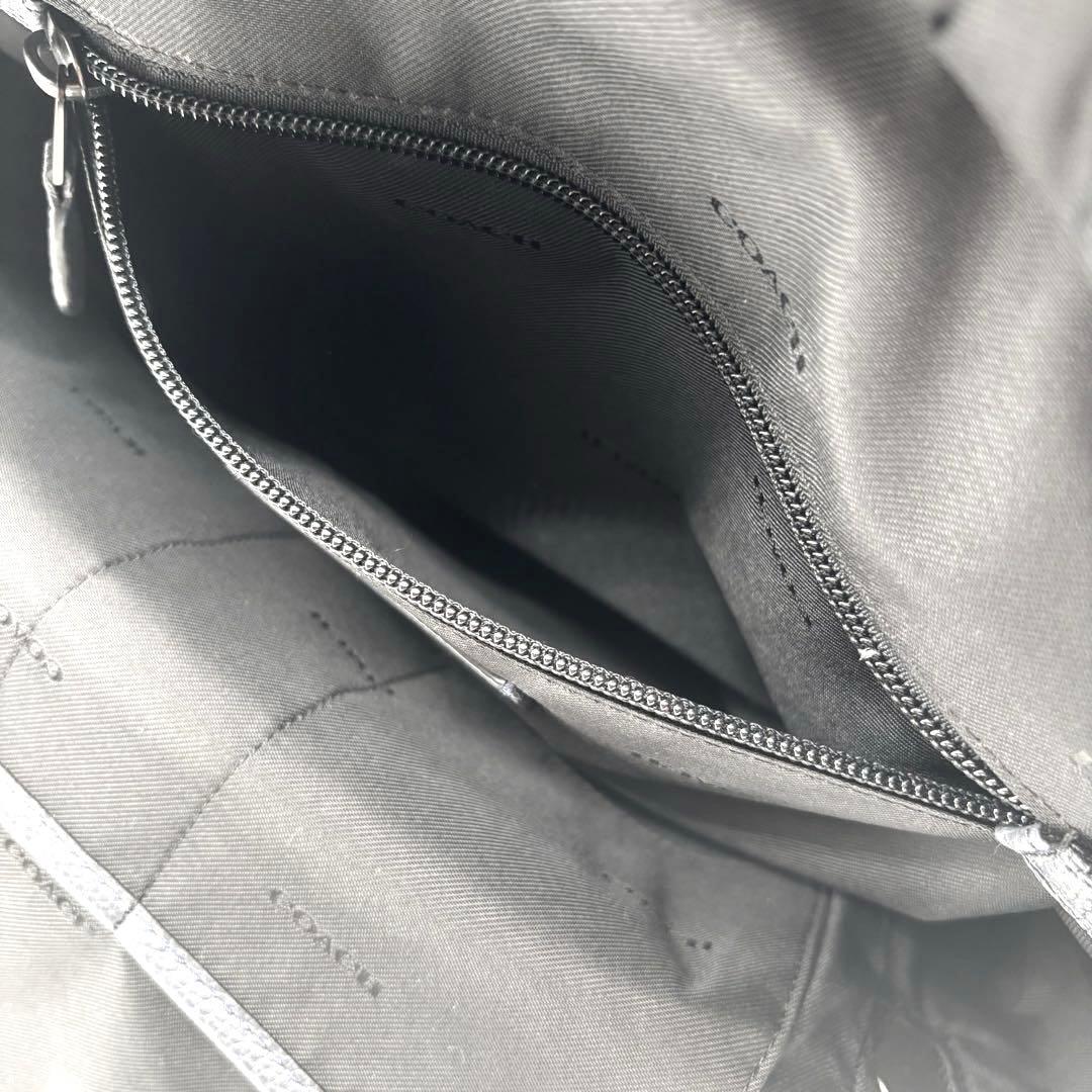 ✨極美品✨コーチ　アカデミー　バックパック　2室　ペプルレザー　ブルー　大容量