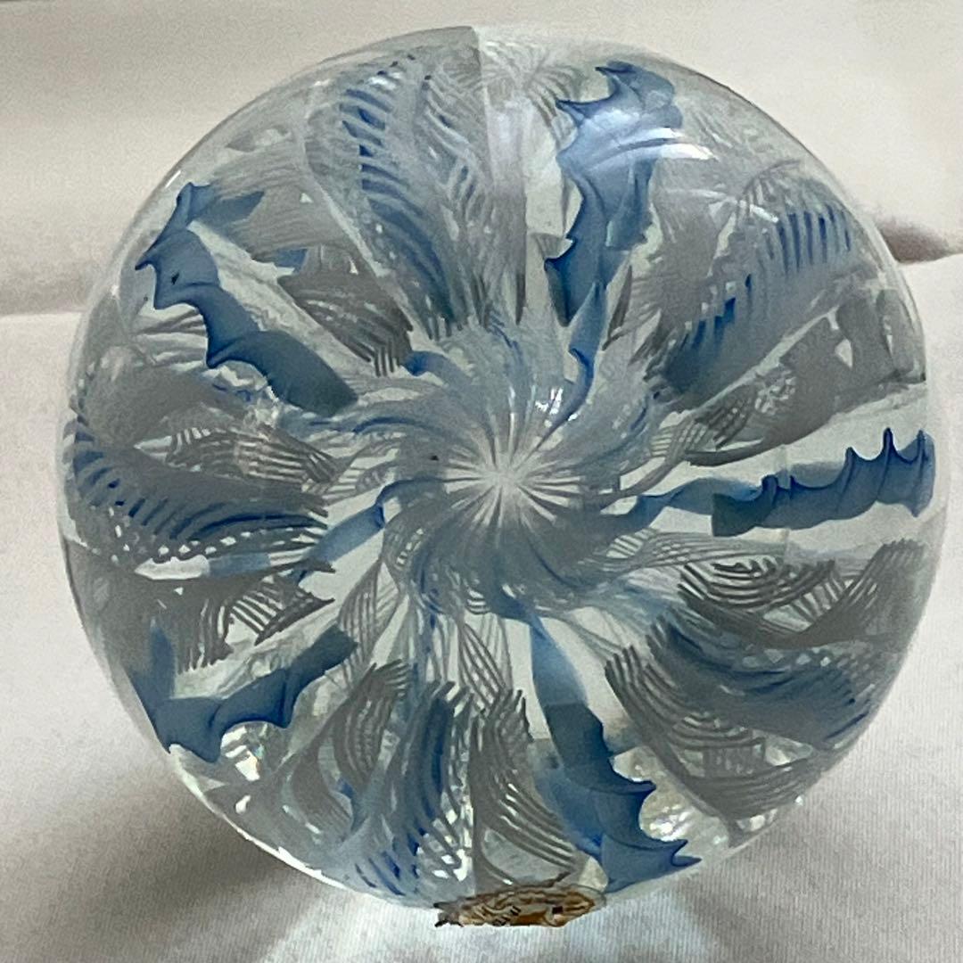 Murano glass ベネチアングラス　レース　ペーパーウエイト