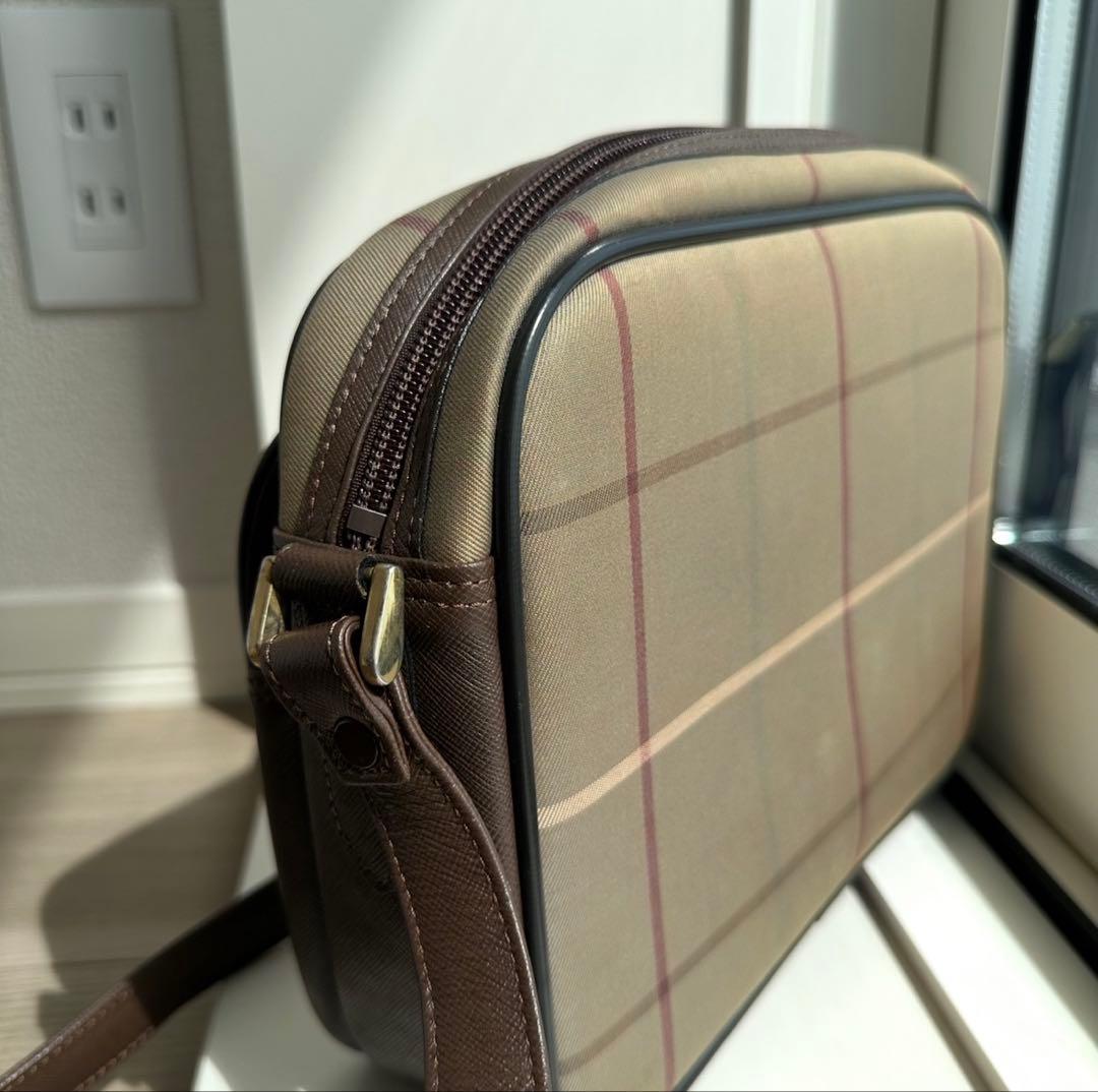 【美品】BURBERRY チェック ショルダーバッグ