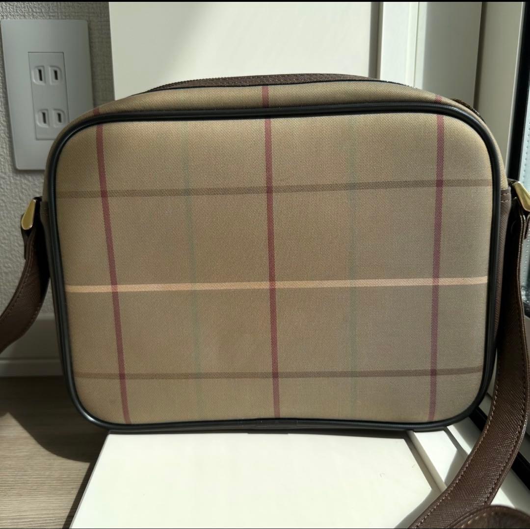 【美品】BURBERRY チェック ショルダーバッグ
