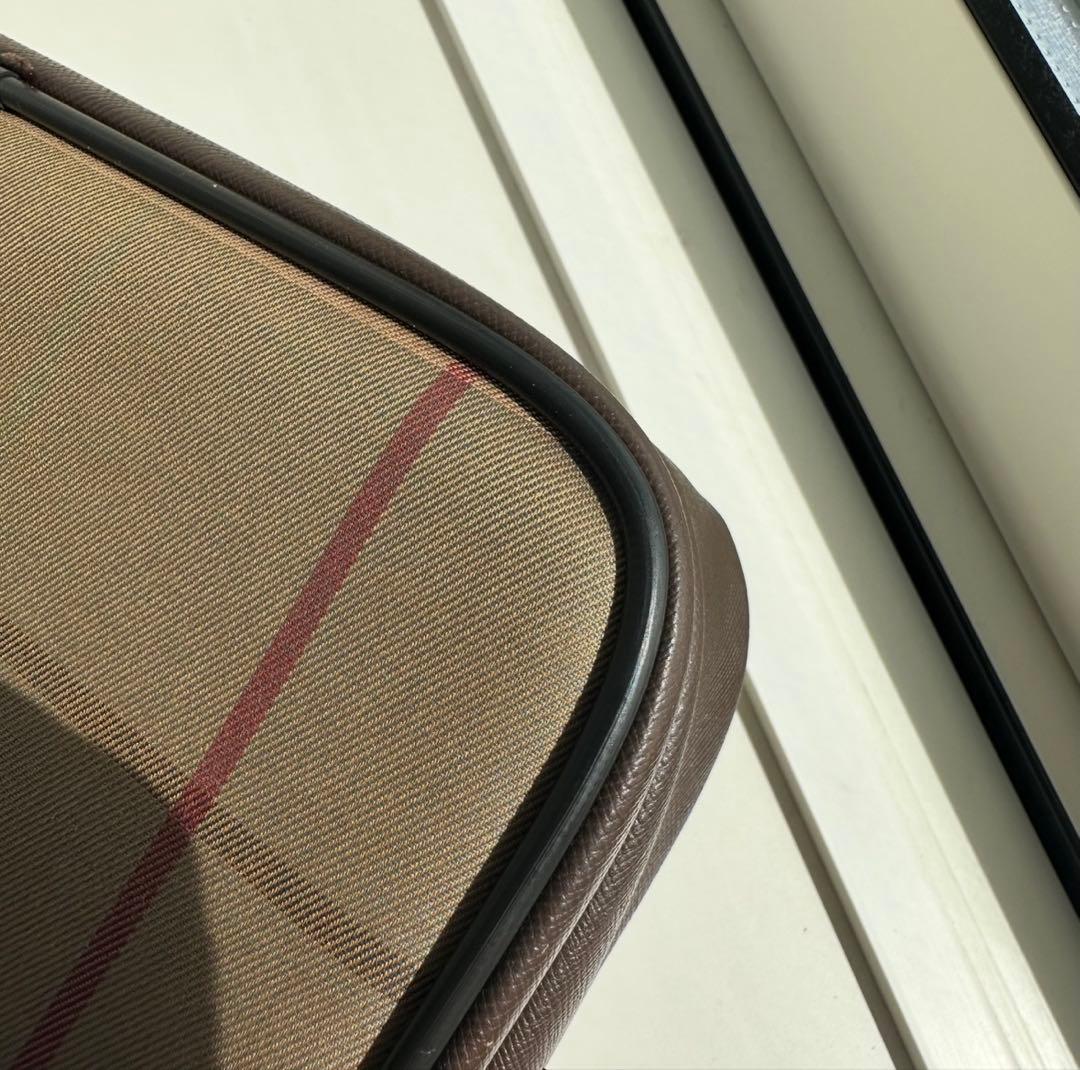 【美品】BURBERRY チェック ショルダーバッグ