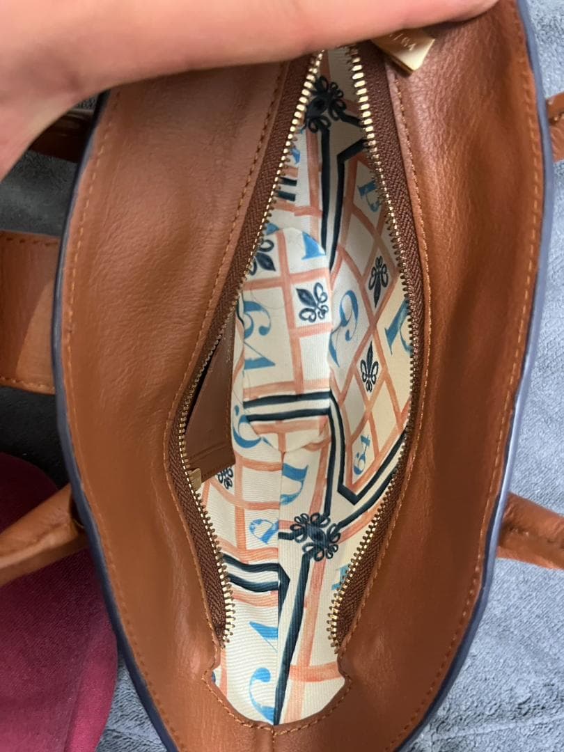 ブラウン ハンドバッグ型 ショルダーバッグ　paris64