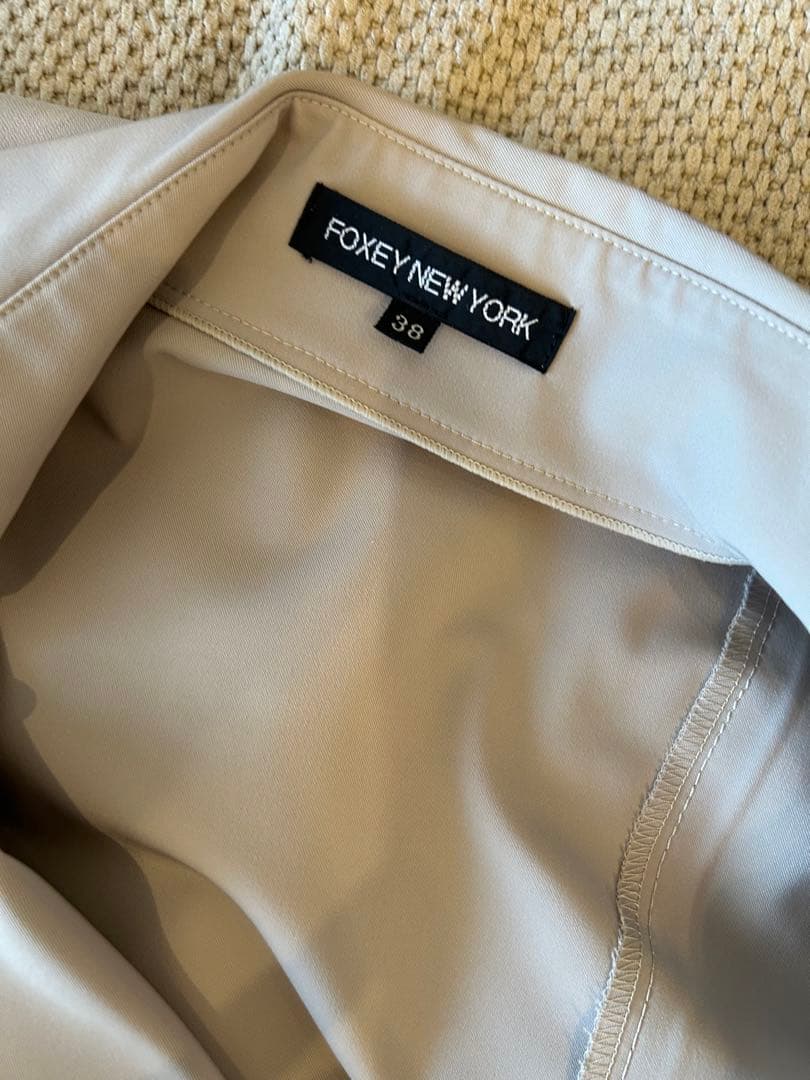 【極美品】着回し抜群FOXEY N Yフォクシートレンチコート38