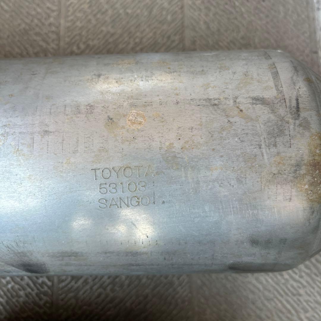 マークX 130系　grx133 純正　中間マフラー　触媒&タイコ　2gr