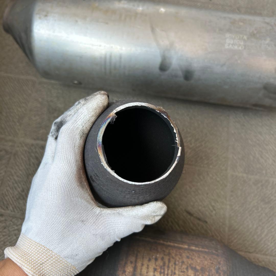 マークX 130系　grx133 純正　中間マフラー　触媒&タイコ　2gr