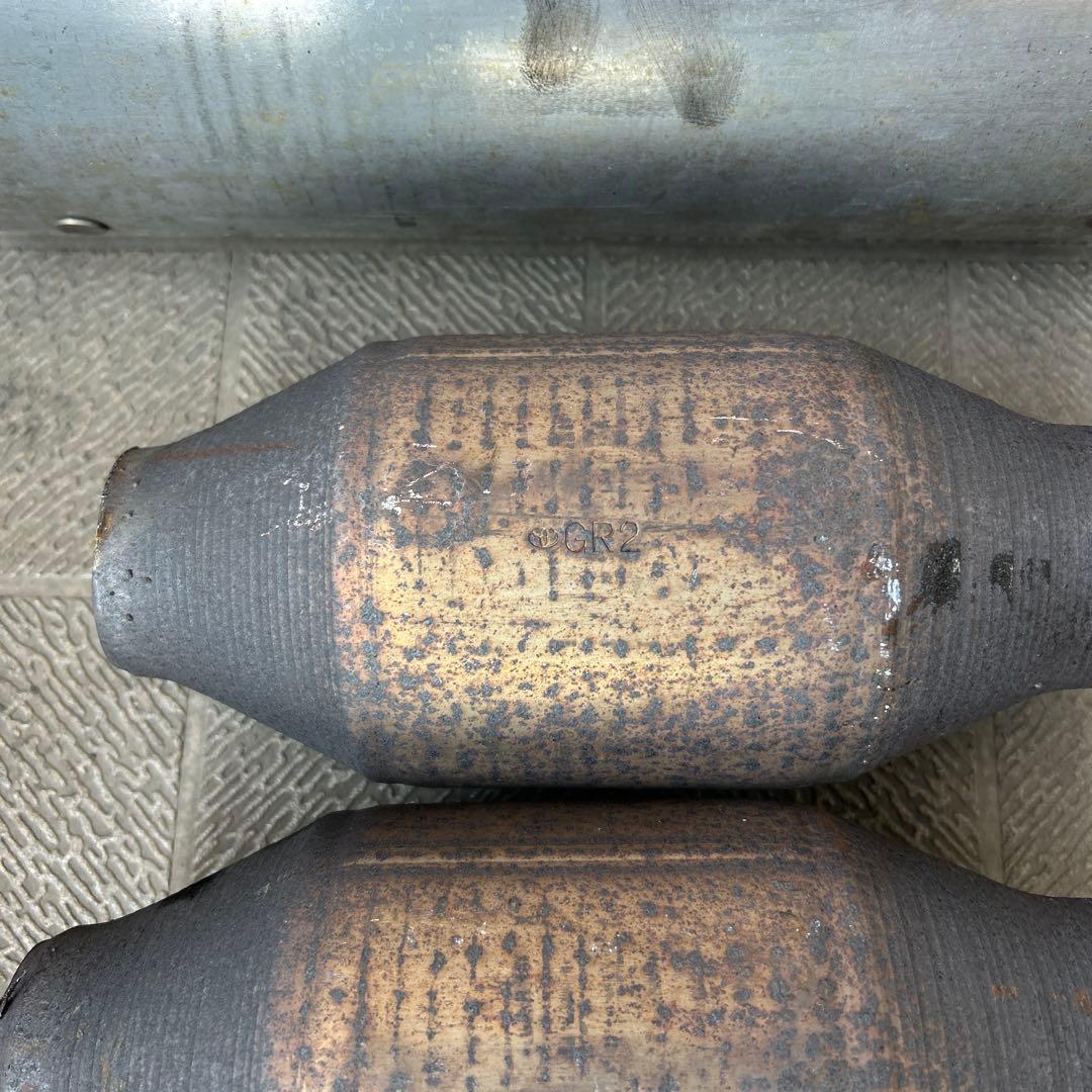 マークX 130系　grx133 純正　中間マフラー　触媒&タイコ　2gr