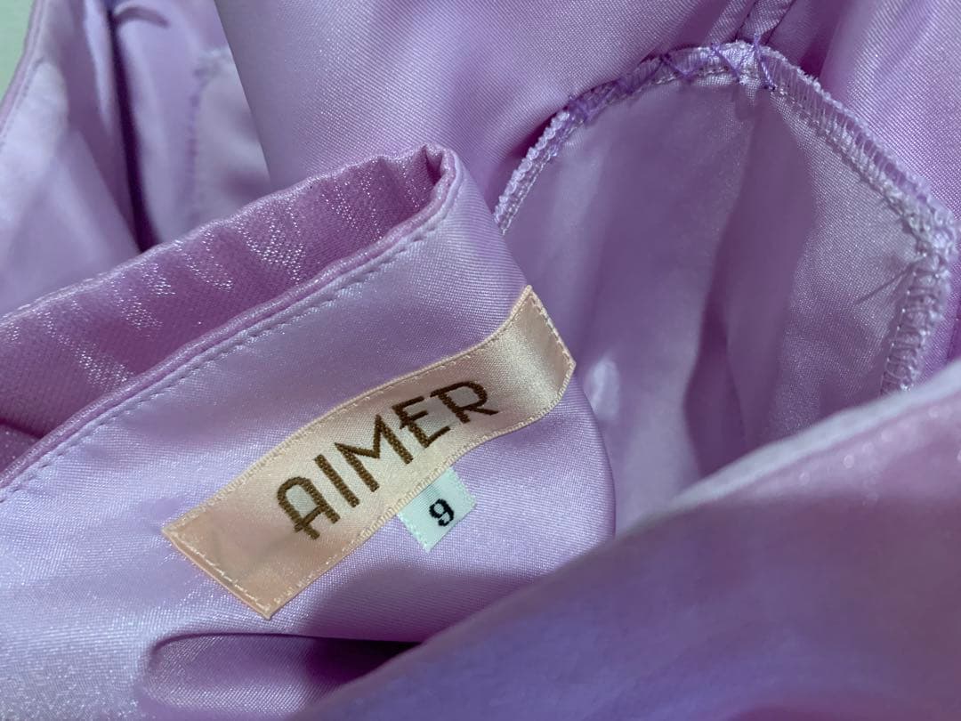 AIMER ステージドレス ピンク パープル