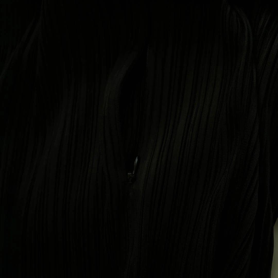 【美品】プリーツプリーズ ジョガーパンツ ジップ 黒 3 L相当