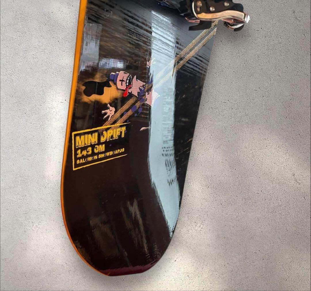 SALOMON スノーボード 143cm ビンディング付き