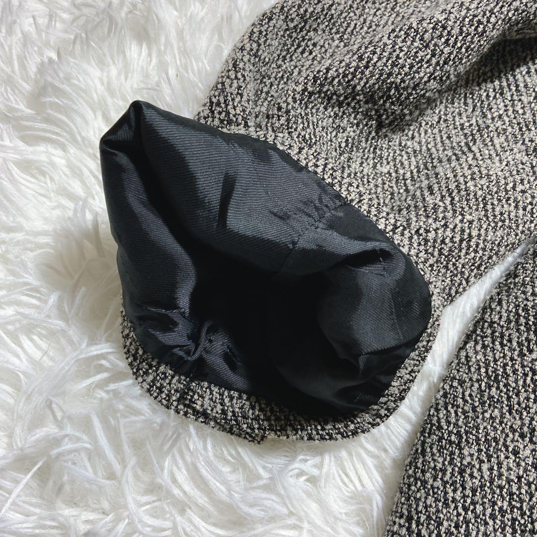 こむぎ ⭐️バーバリーズ　ツイード　ウールコート　チェスターコート　サイズ