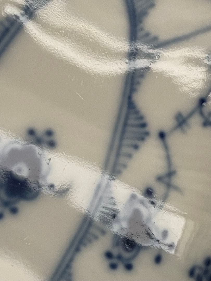 【美品】ロイヤルコペンハーゲン　ブルーフルーテッド　ハーフレース　ピックル