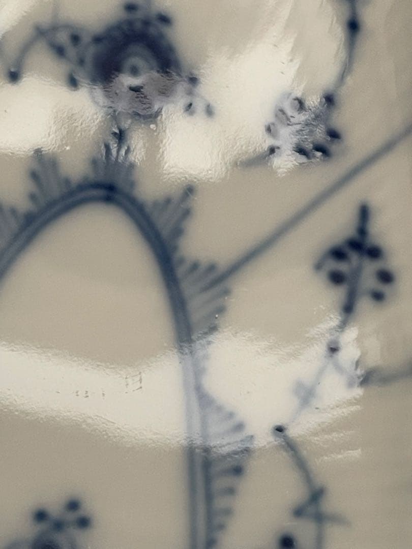 【美品】ロイヤルコペンハーゲン　ブルーフルーテッド　ハーフレース　ピックル