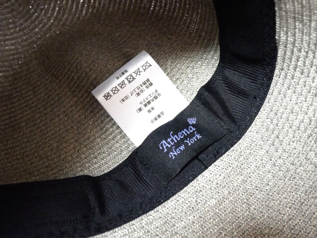 Athena New York アシーナニューヨークフラワー刺繍ハット帽子