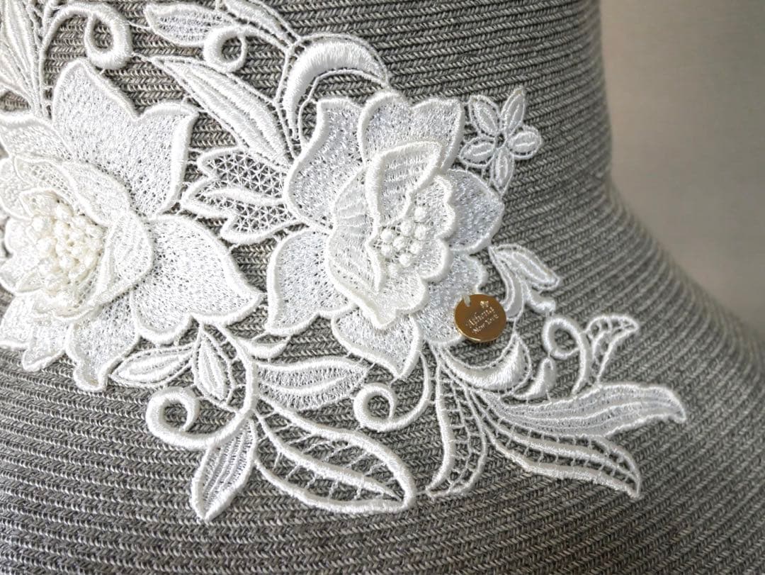 Athena New York アシーナニューヨークフラワー刺繍ハット帽子