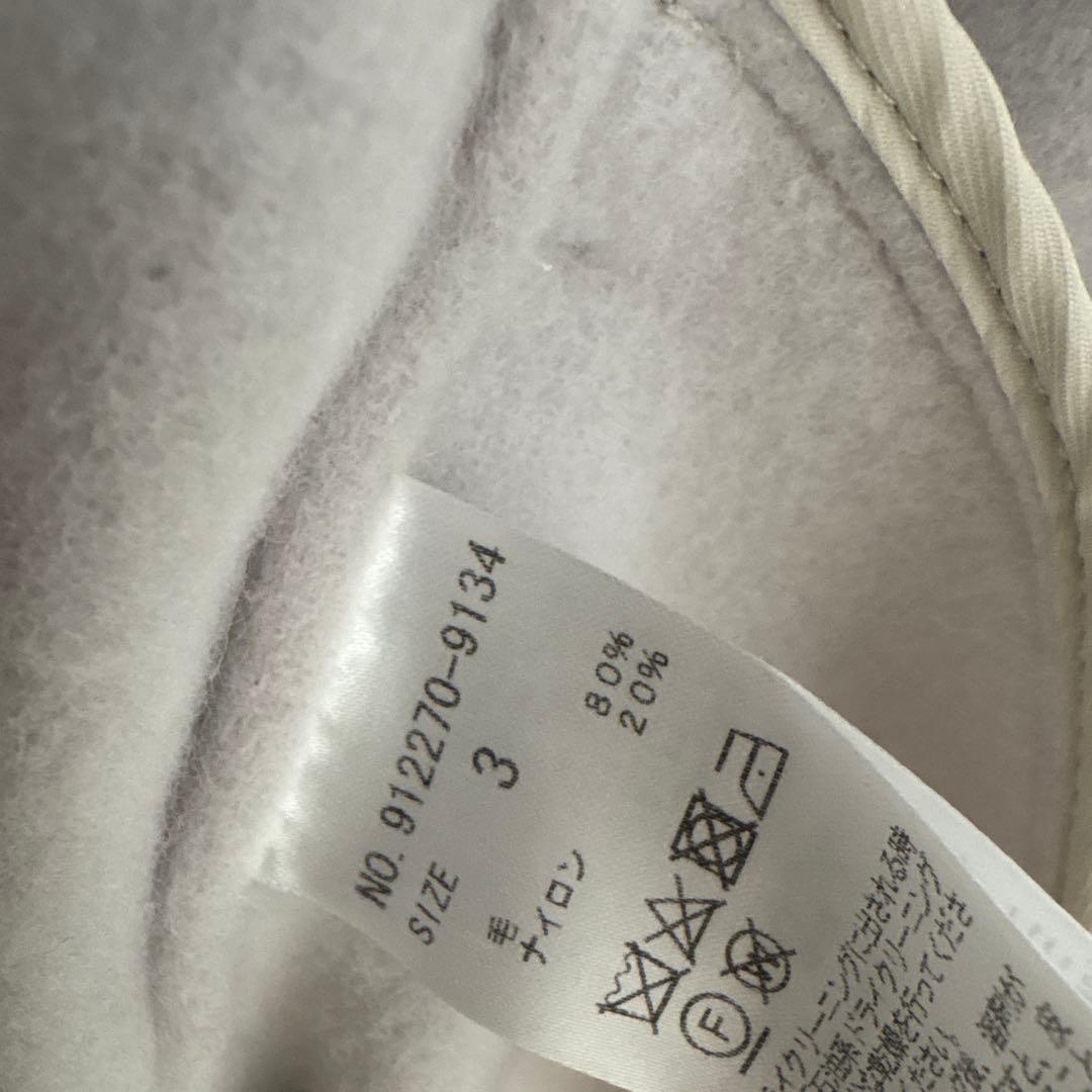 【N.O.R.C】未使用 ロングリバーコート　ライトグレー　サイズ３