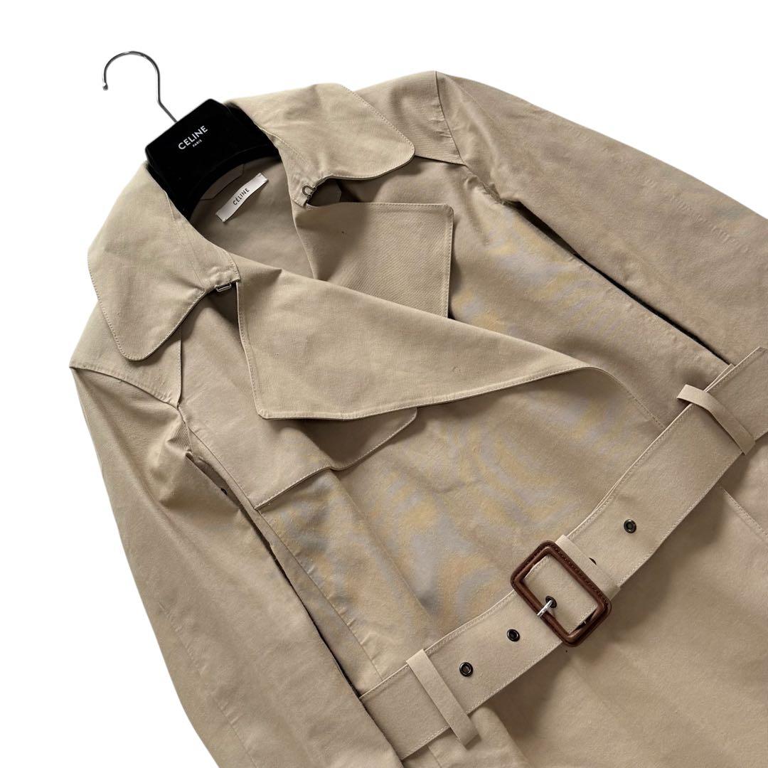 希少★セリーヌ フィービー期 ゴム引き トレンチコート マッキントッシュ