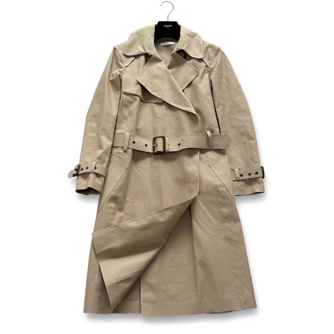 希少★セリーヌ フィービー期 ゴム引き トレンチコート マッキントッシュ