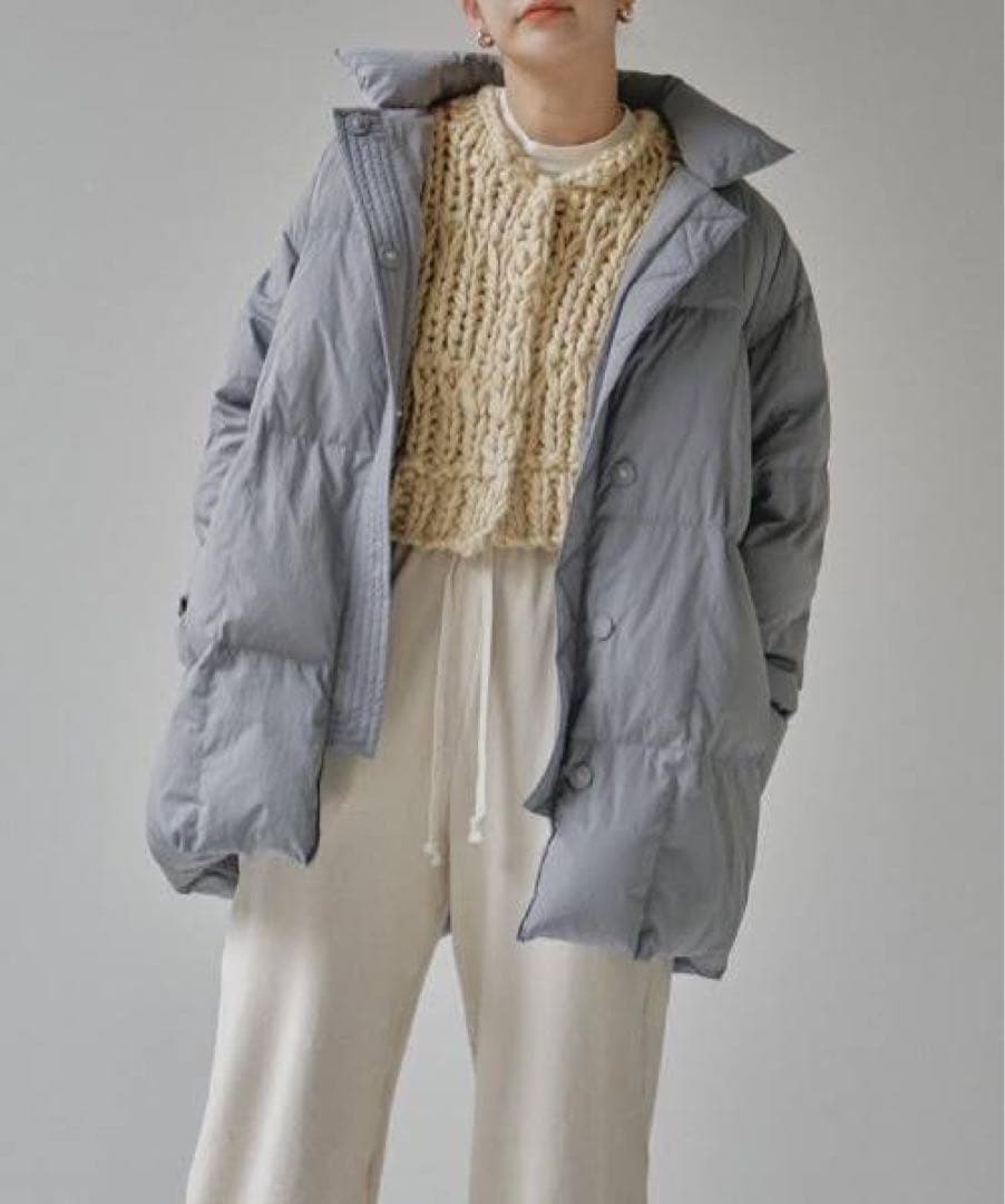 新品　TODAYFUL チャンキーハンドニットベスト F 23AW ローゲージ