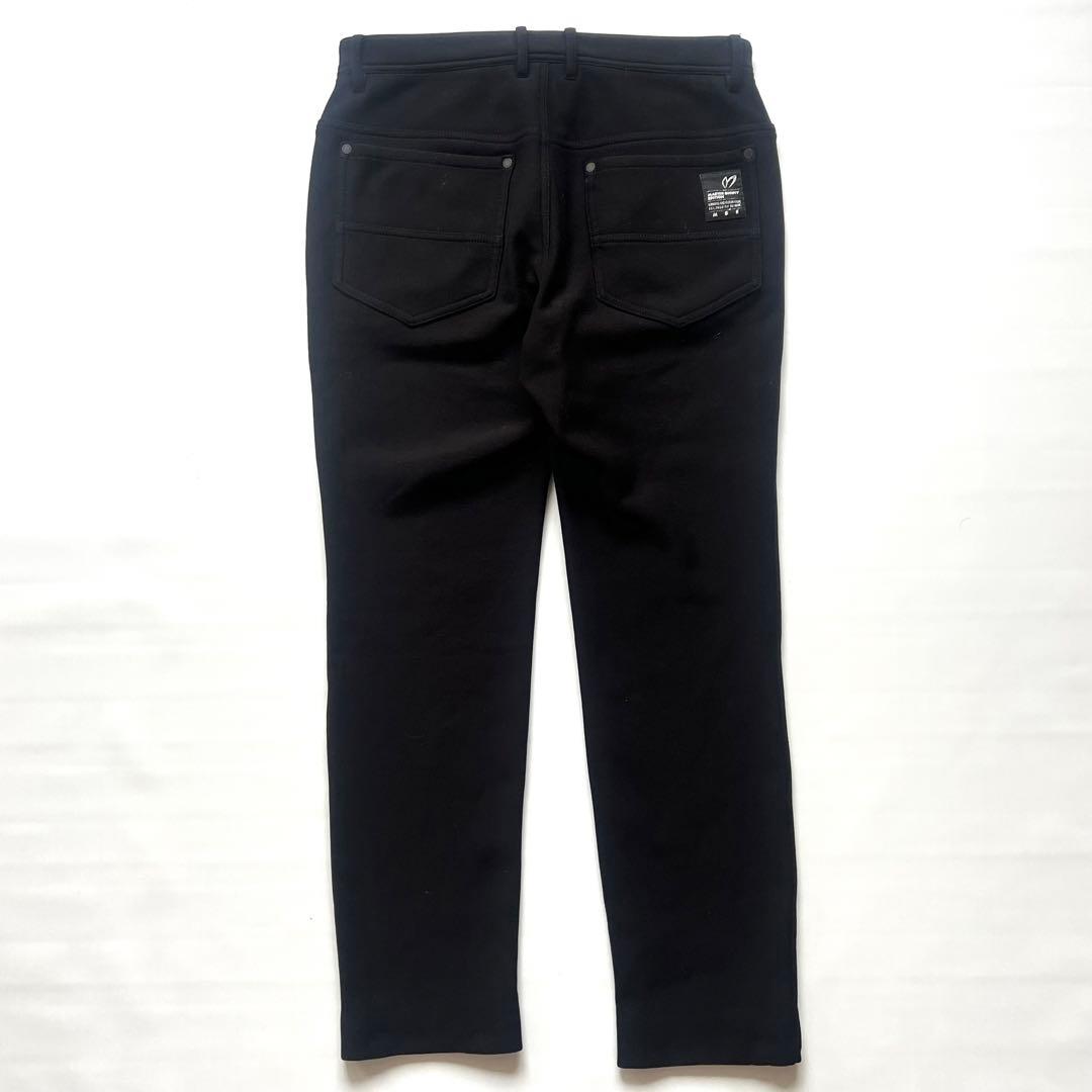 マスターバニー　パーリーゲイツ　ダンボールニット　ゴルフパンツ　裏起毛　M 黒