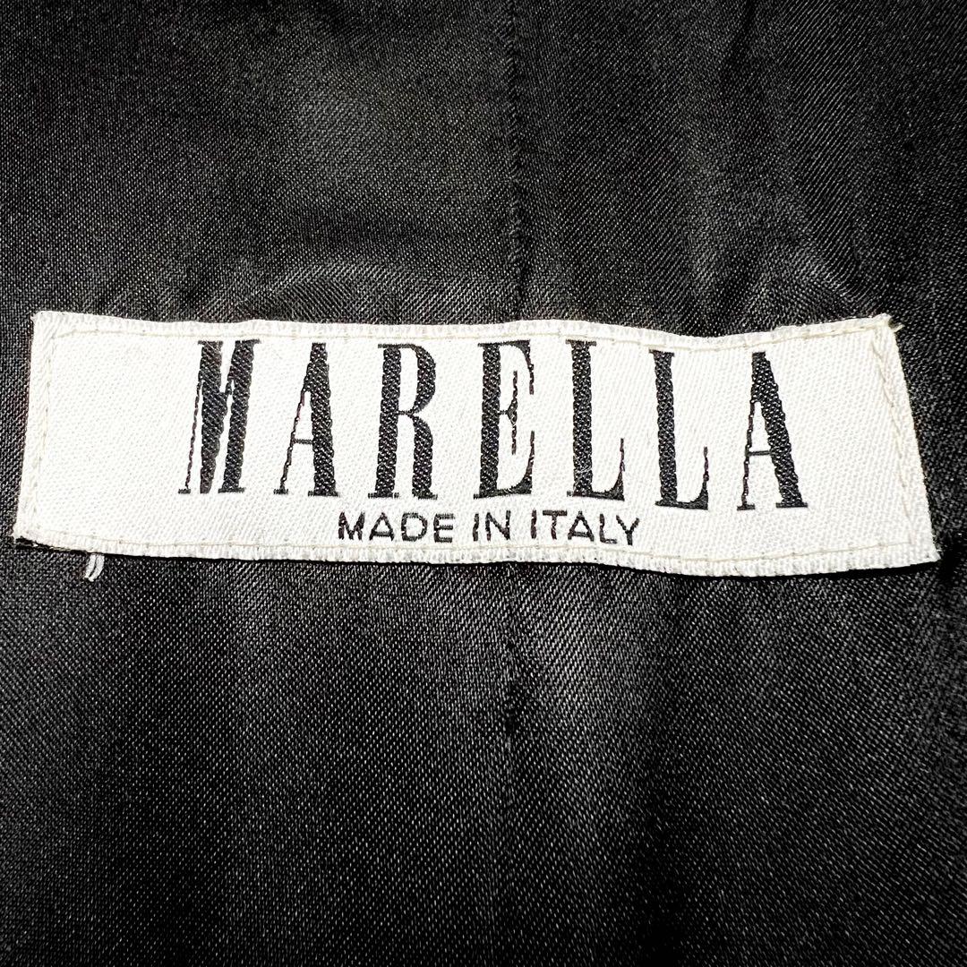 MaxMara MARELLA ウール チェスターコート XL相当　イタリア製