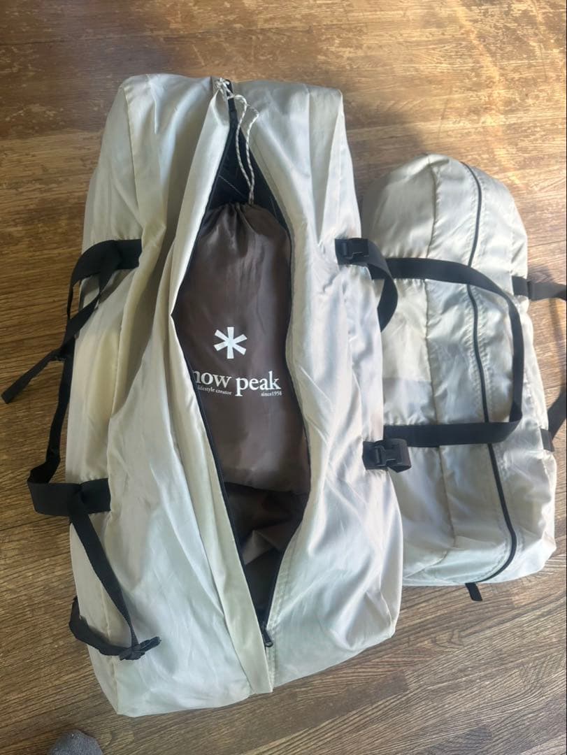 ★  peak ★ ランドロック　アイボリー　ブラウンポール　フルセット