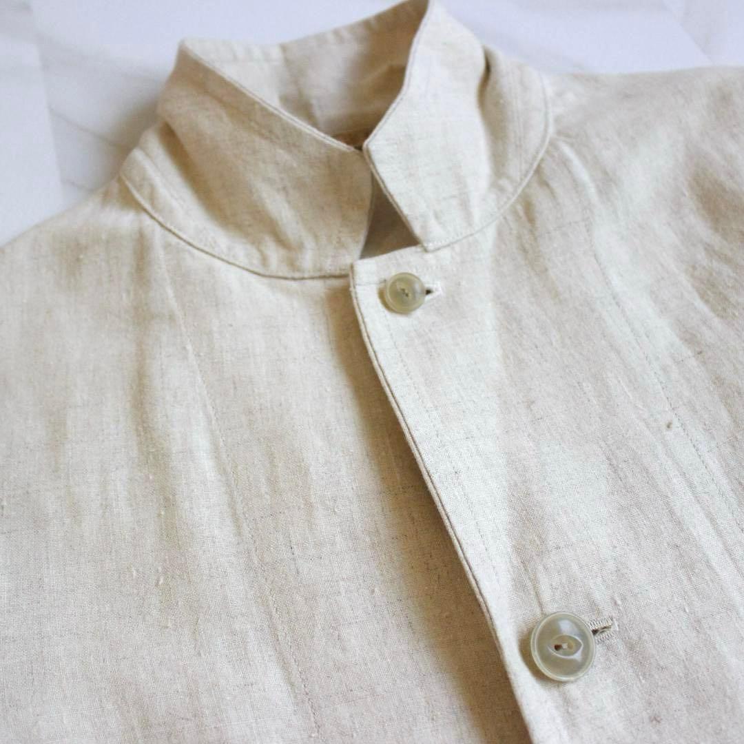 ARTS&SCIENCE テーラードジャケット スタンドカラー ヘンプ M