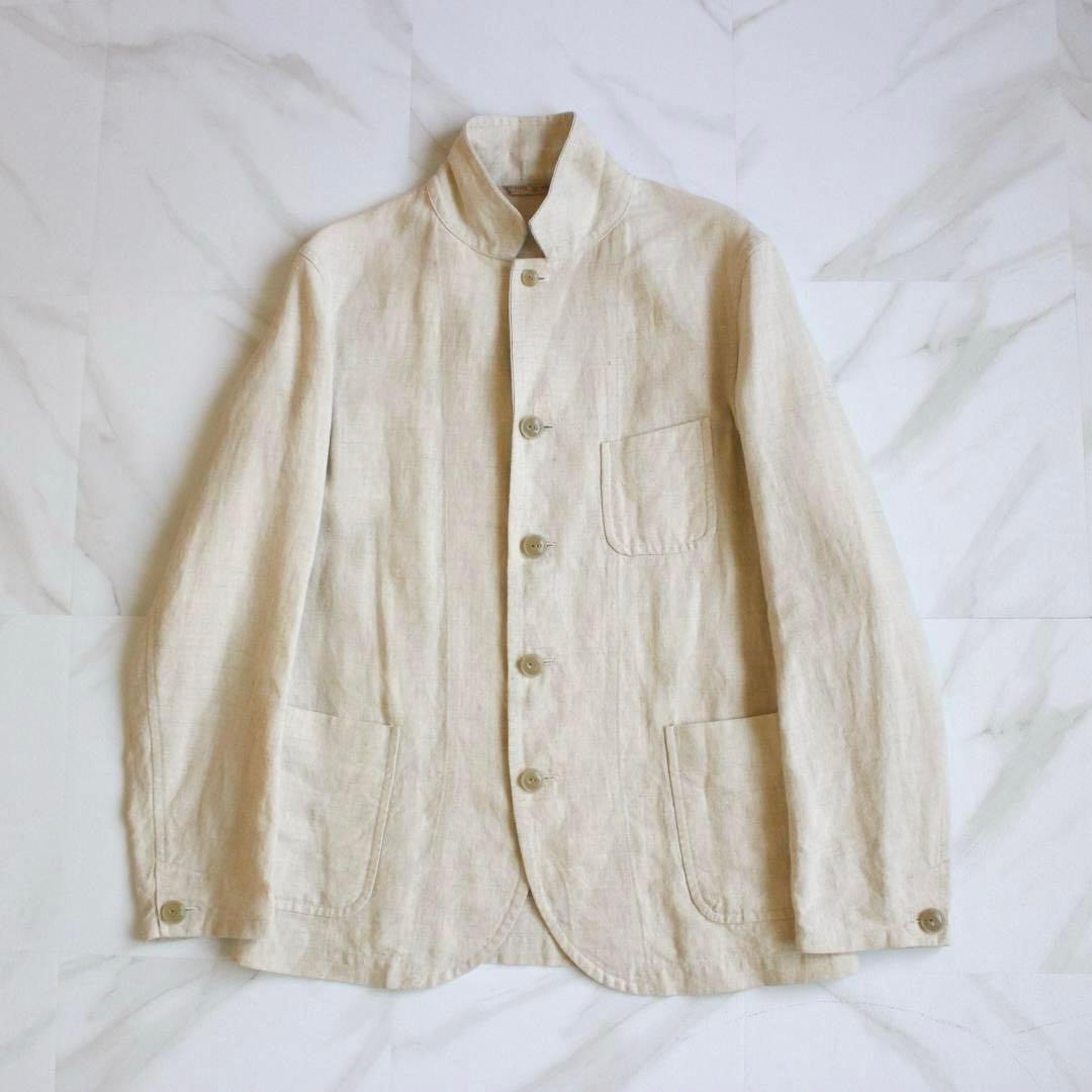 ARTS&SCIENCE テーラードジャケット スタンドカラー ヘンプ M