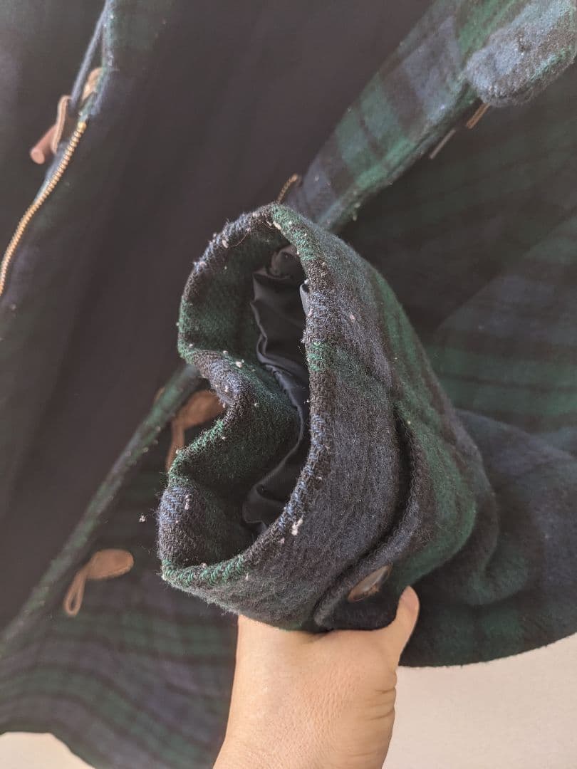 【chack】L.L.Bean チェック柄ダッフルコート MEDIUM