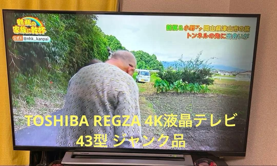 TOSHIBA REGZA 4K液晶テレビ ジャンク 43型