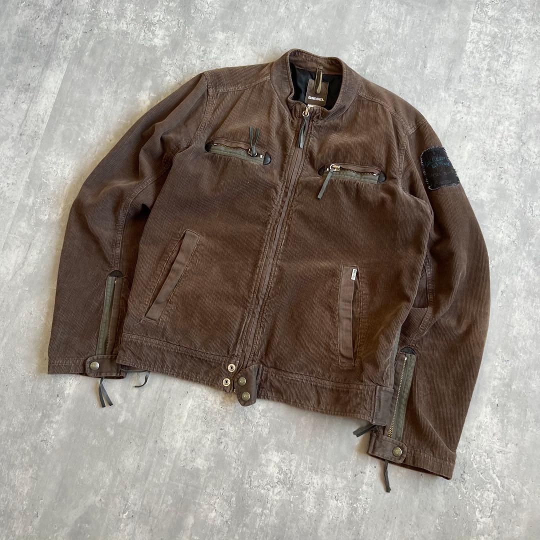 あわず様　00s　DIESEL　ディーゼル　太畝　コーデュロイジャケット