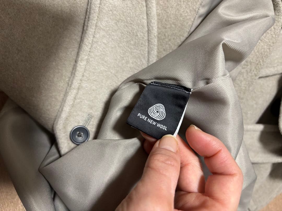 anuans ✨ウールトレンチコート 2024AW ♡GREY BEIGE