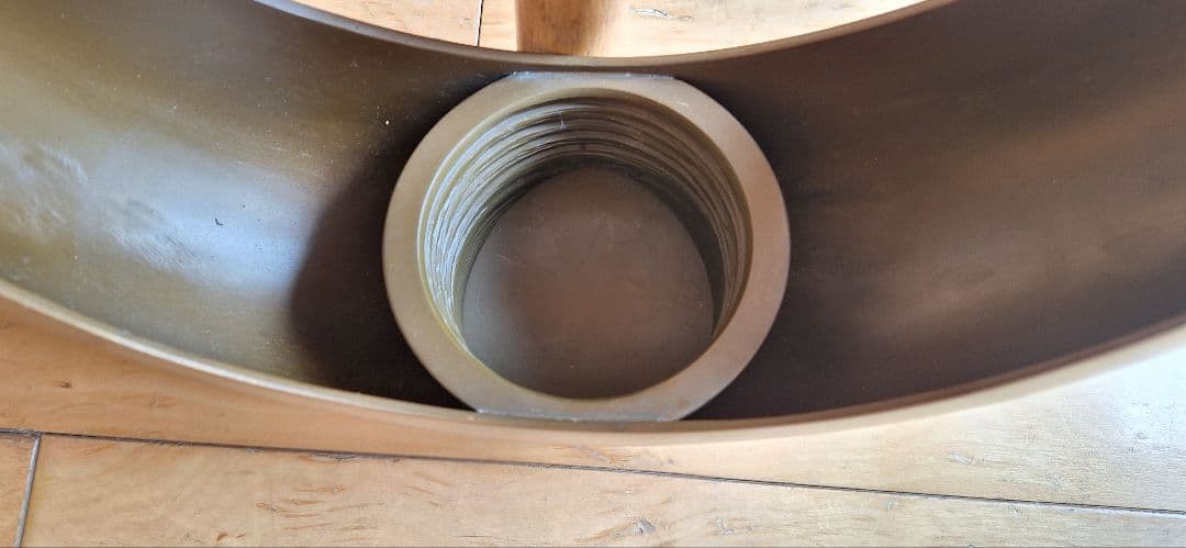 銅製花器　月　池坊