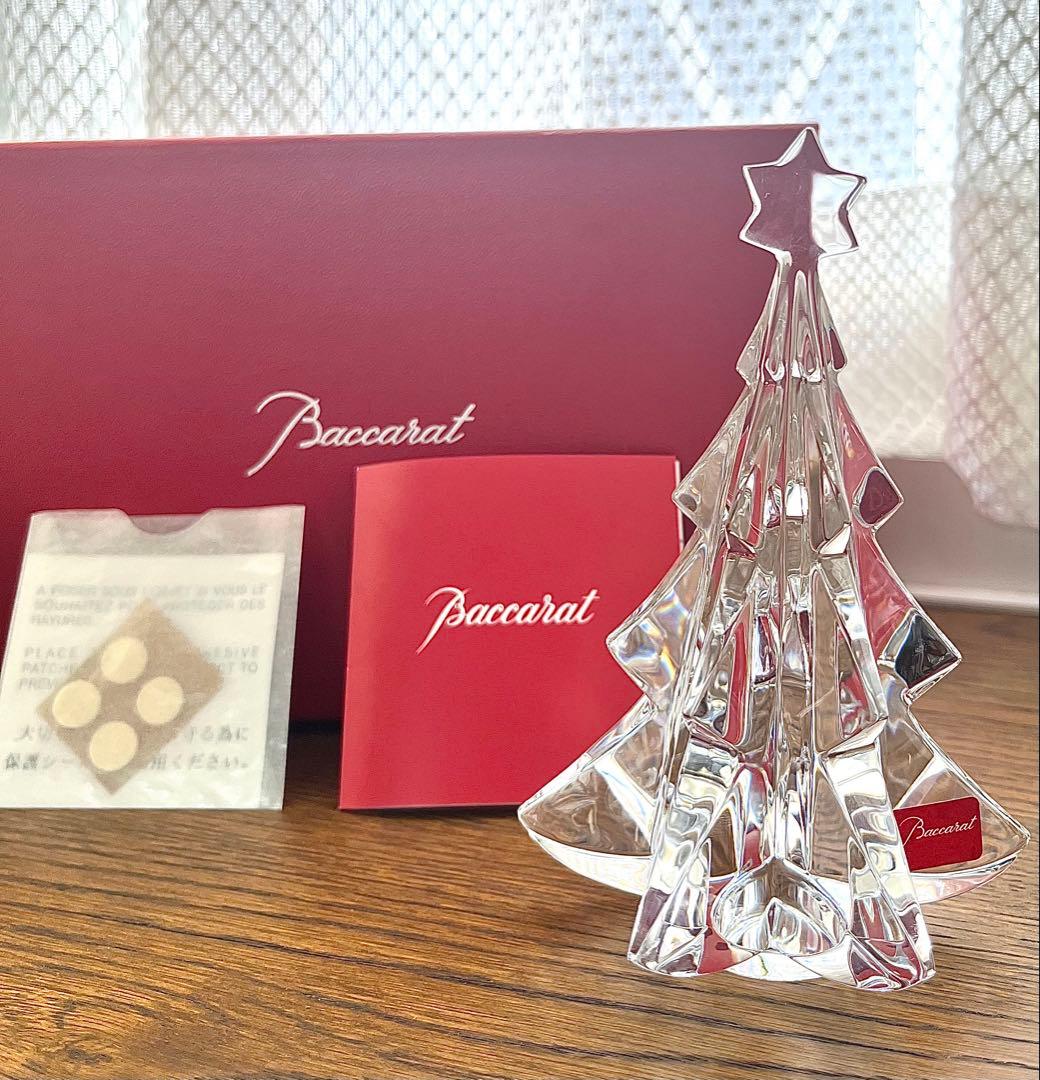 【値下げ中】Baccarat クリスタルツリー　箱付き〈美品〉