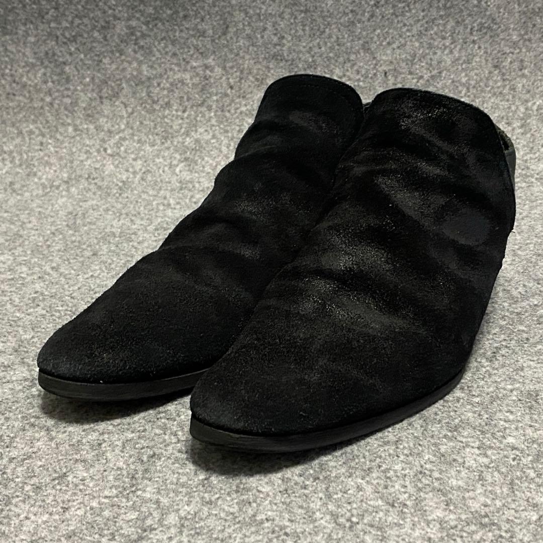 TORNADO MART コーティング加工 レザー ヒール シューズ ミュール