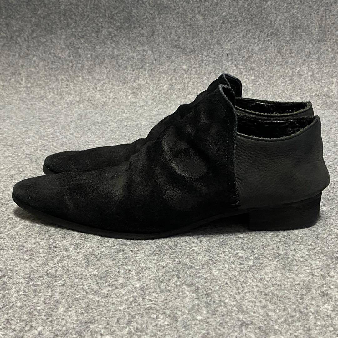 TORNADO MART コーティング加工 レザー ヒール シューズ ミュール