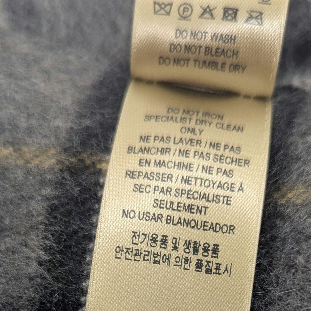 極美品✨近年モデル　カシミヤ100 バーバリー　ノバチェック　マフラー　グレー