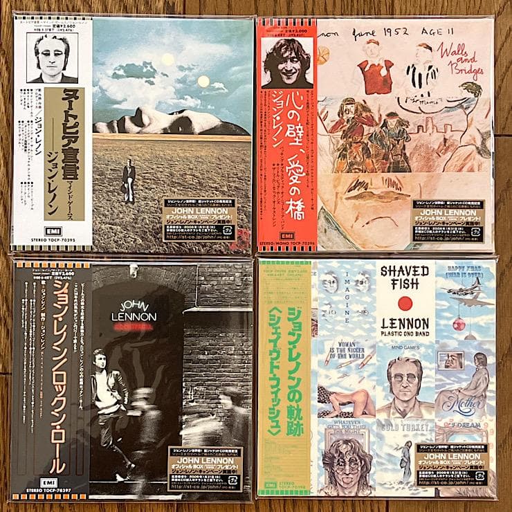 ★極美 ジョン・レノン 初回盤 紙ジャケCDシリーズ 全10タイトル