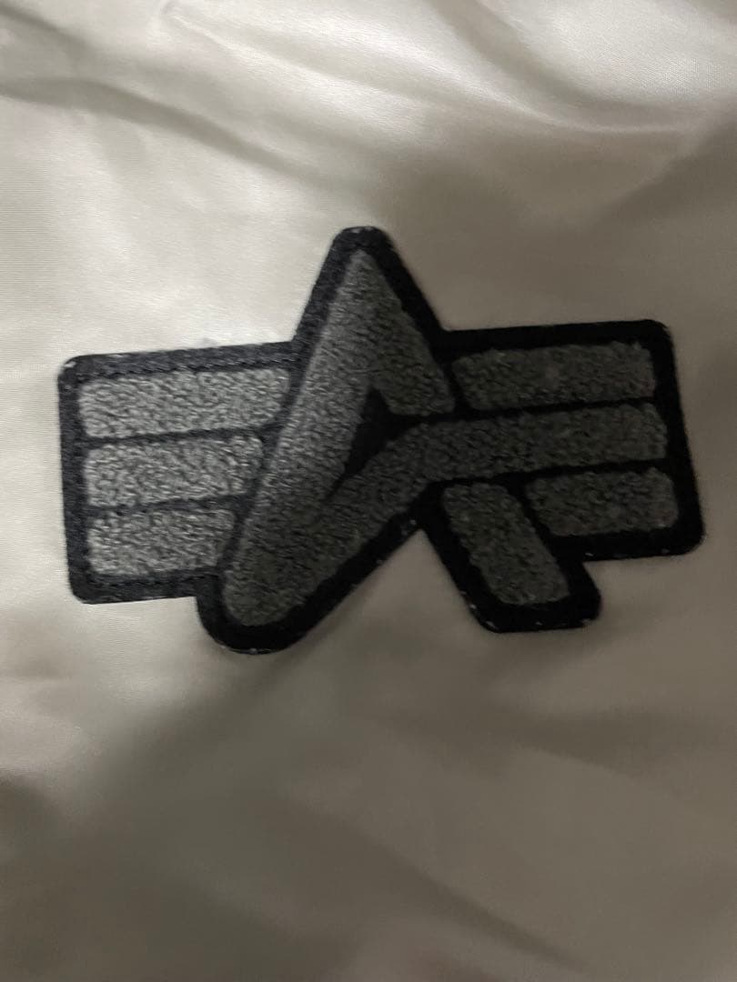 ALPHA MA-1 フライトジャケット シルバー