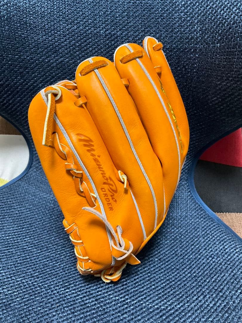 Mizuno ミズノ　坂本モデル 硬式グローブ オレンジ