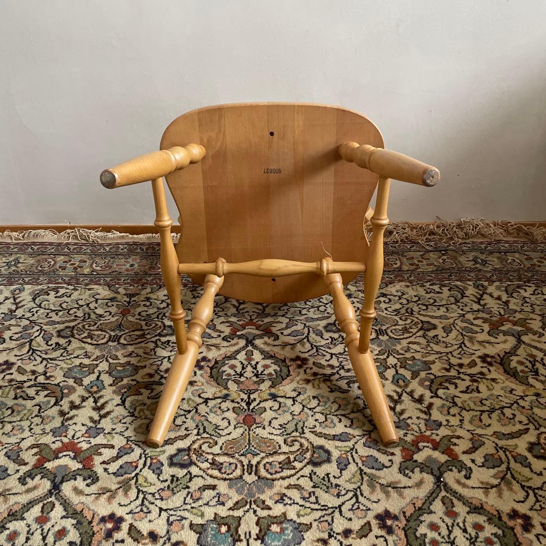 柏木工　ダイニングチェア　ウィンザーチェア　1脚　①