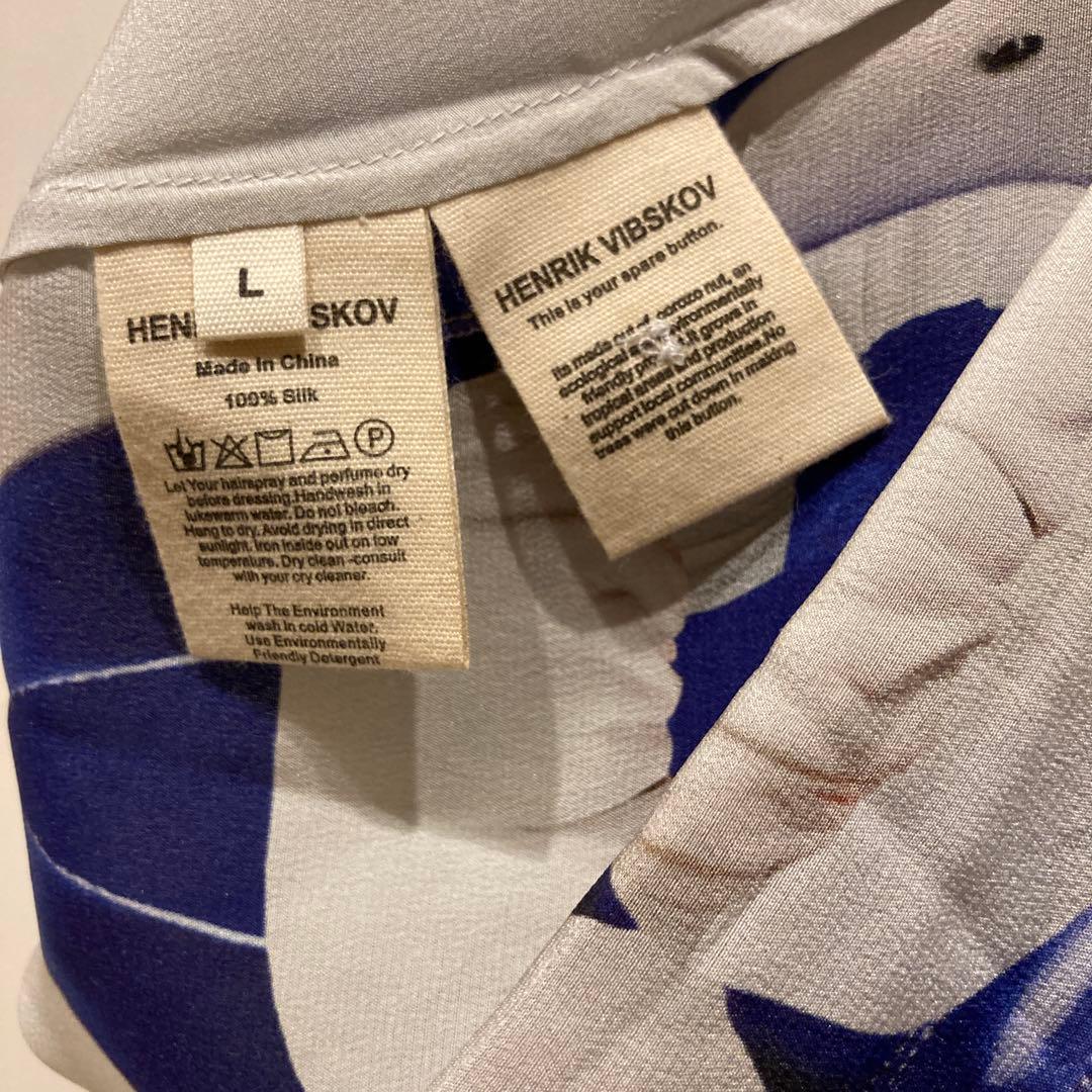 【美品】henrikvibskov シルクワンピース