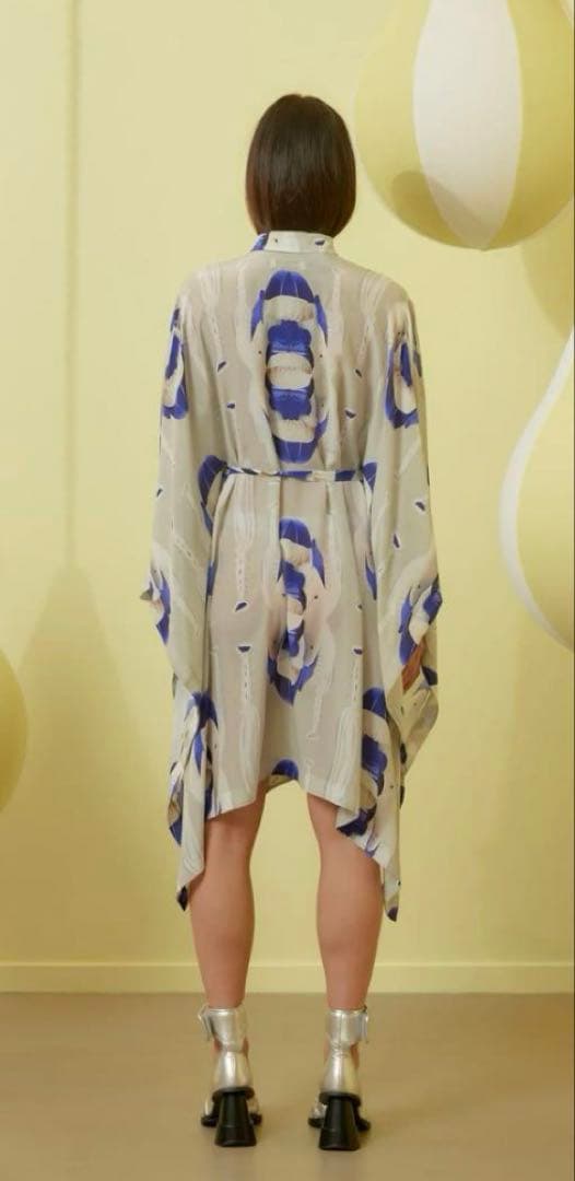 【美品】henrikvibskov シルクワンピース