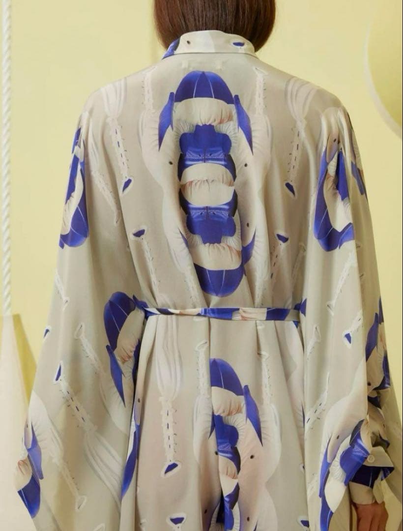 【美品】henrikvibskov シルクワンピース