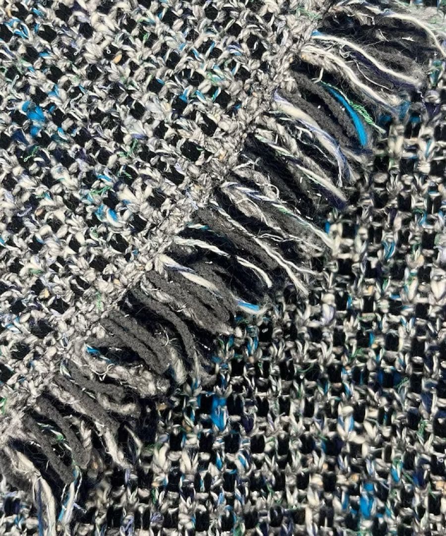 大きいサイズ44＊２３区 見上愛さんツイードニットジャケット＊自由区ICB組曲